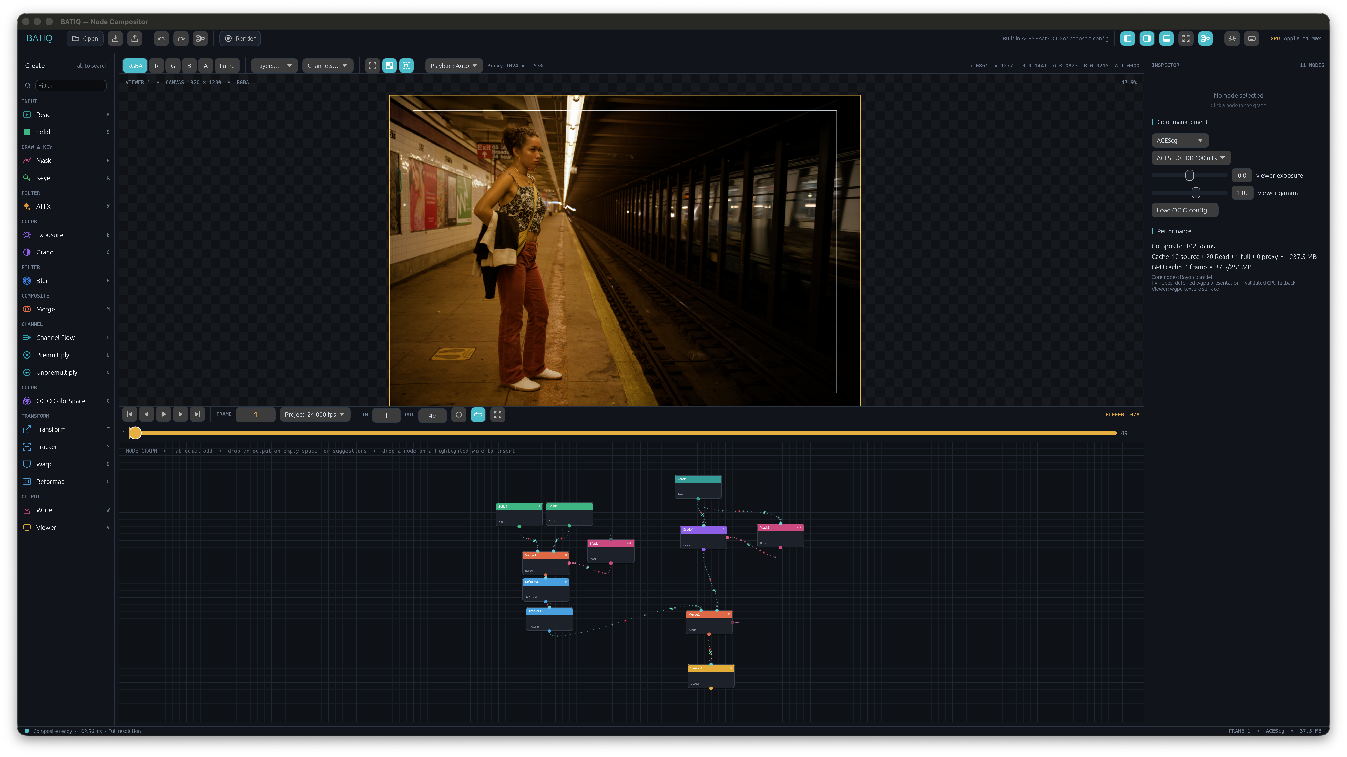 BATIQ Live Application Workspace